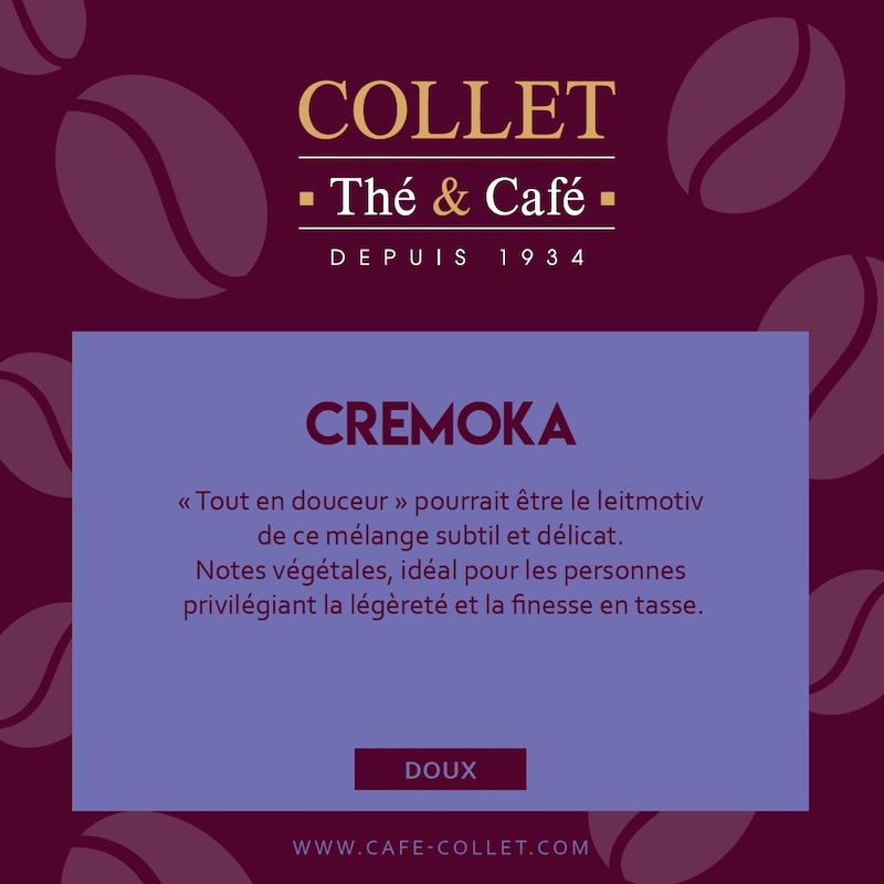 Café Grains CREMOKA - Café 100% Arabica - Cafés FOLLIET